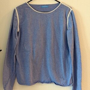 Urges Blue Crew Neck Sweater // M             95% cotton 5% cashmere